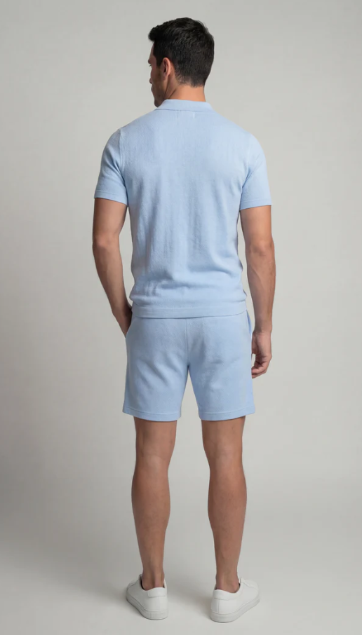 Elegante conjunto de polo