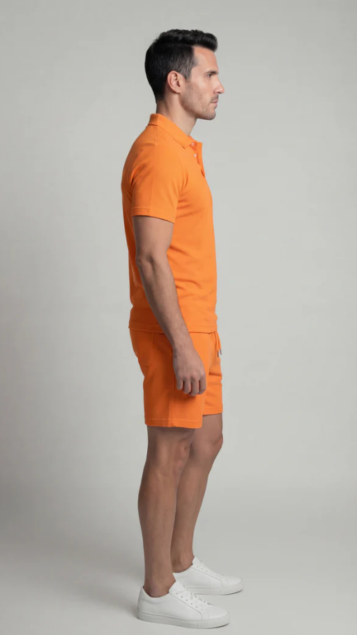 Elegante conjunto de polo