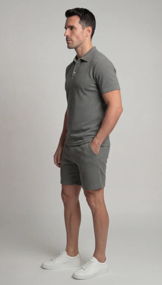 Elegante conjunto de polo