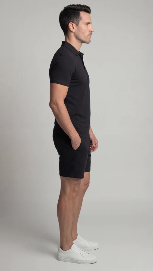 Elegante conjunto de polo