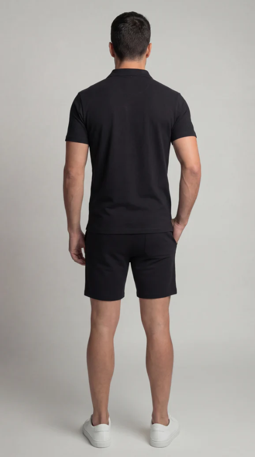 Elegante conjunto de polo