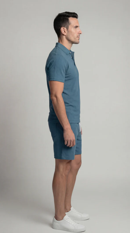 Elegante conjunto de polo