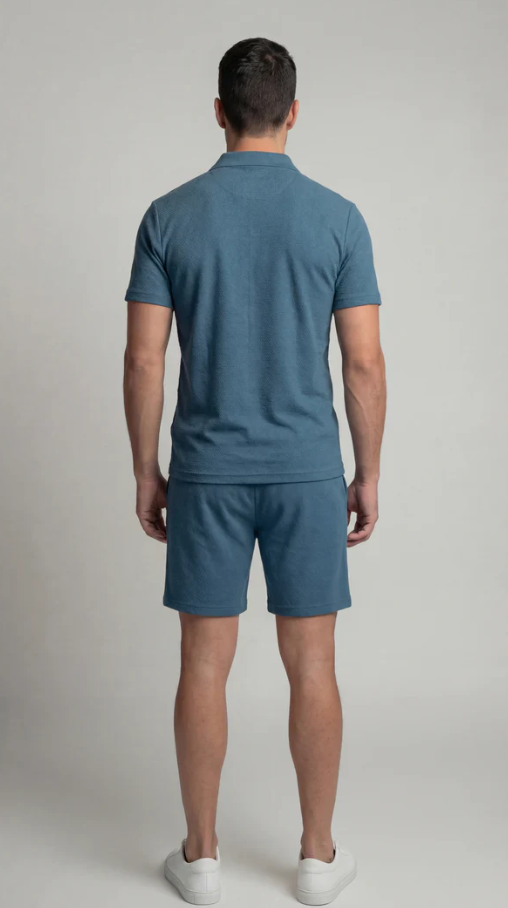 Elegante conjunto de polo