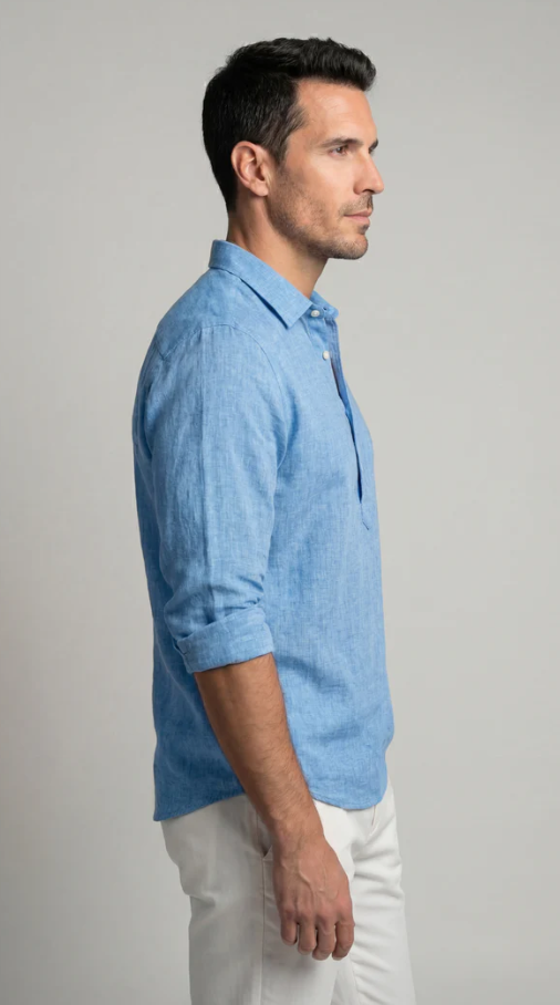 Camisa clasica de algodón