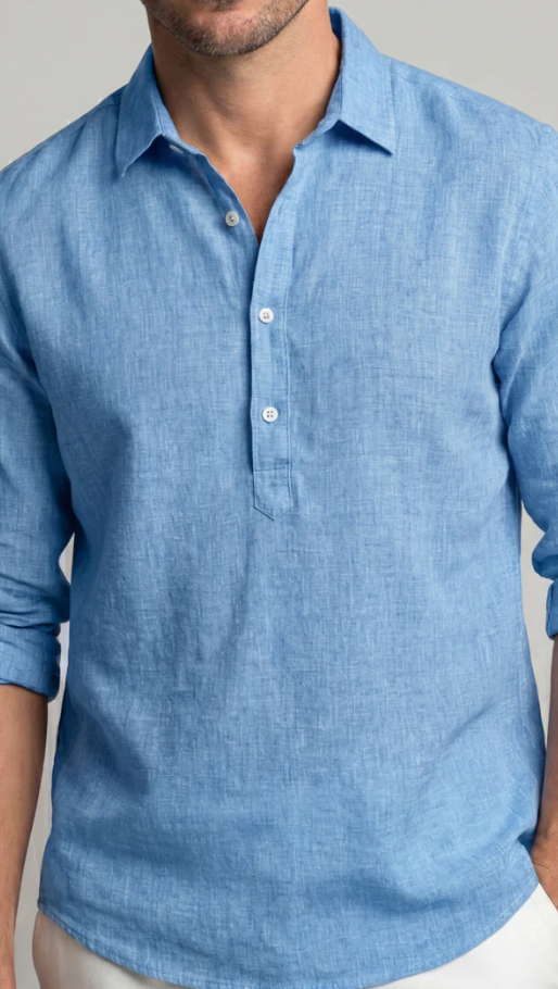 Camisa clasica de algodón