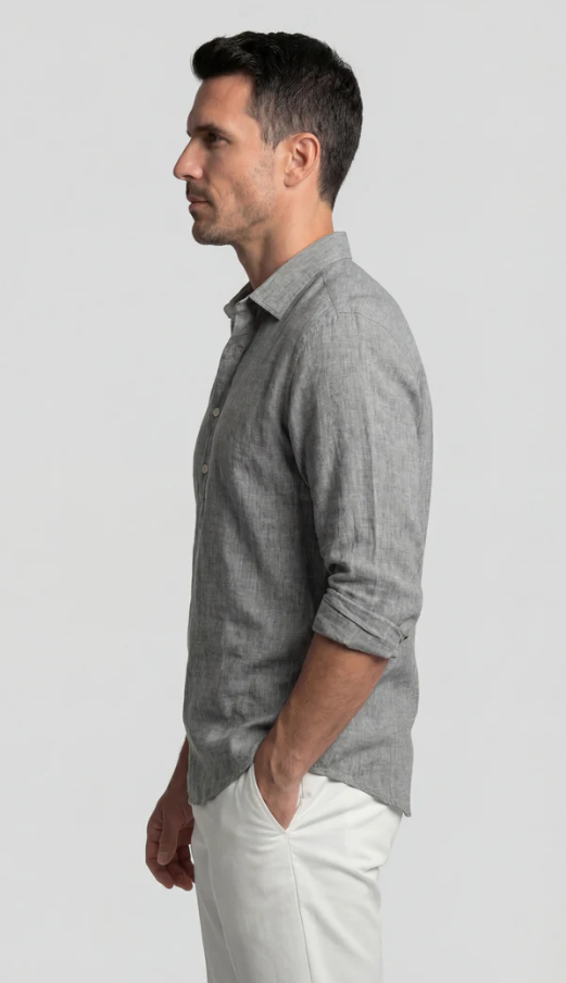 Camisa clasica de algodón