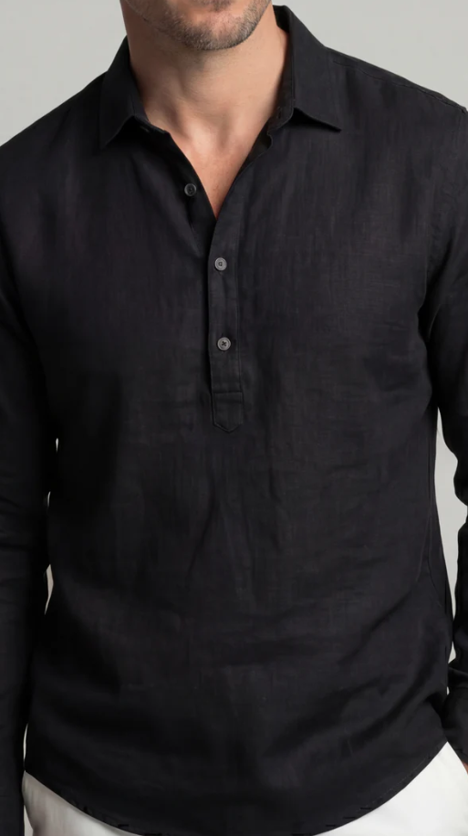 Camisa clasica de algodón
