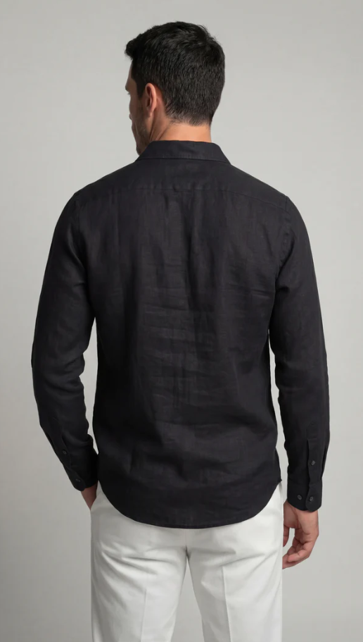 Camisa clasica de algodón