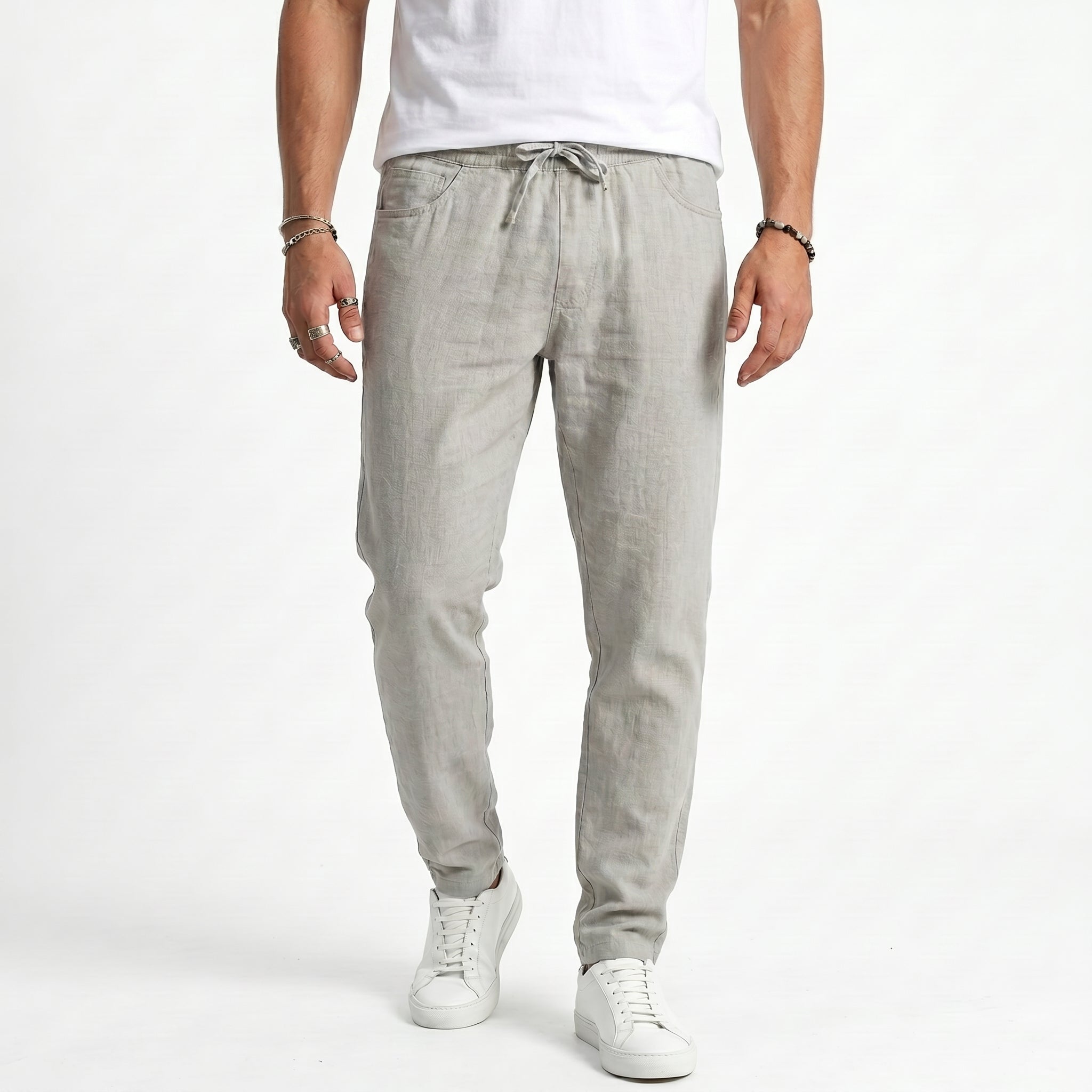 Pantalones de Playa de Lino