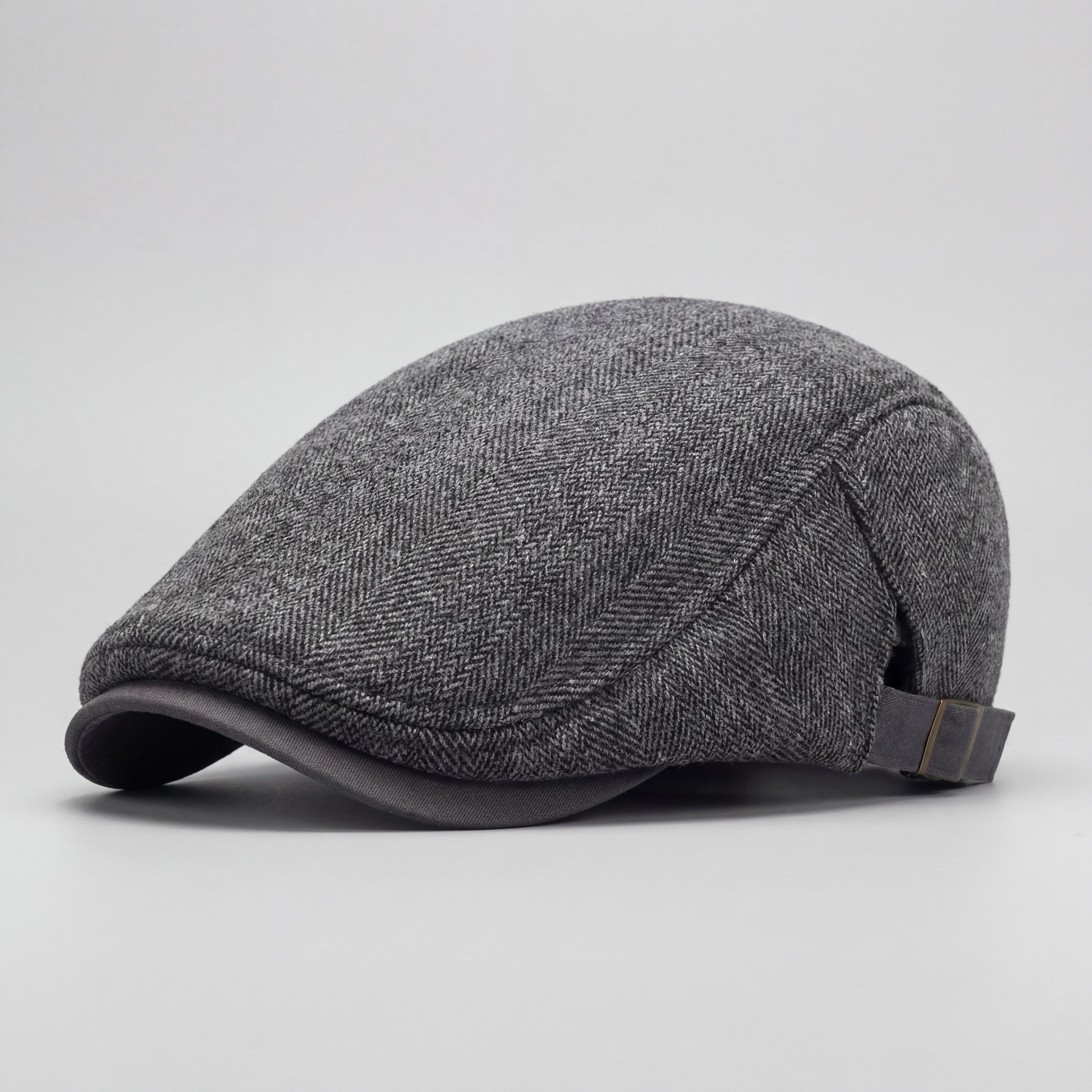 Boina moderna para hombre con diseño en espiga